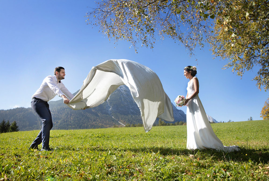 Hochzeit-Shooting © Tanja Cammerlander